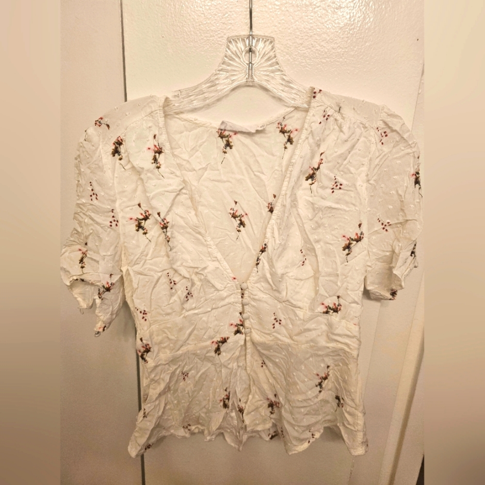 Lush white top Sz M